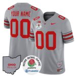 Ohio State Buckeyes ‘Heritage Stripe’ Rose Bowl Vapor Limited Custom Jersey – All Stitched