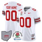 Ohio State Buckeyes ‘Heritage Stripe’ Rose Bowl Vapor Limited Custom Jersey – All Stitched