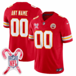 Custom Kansas City Chiefs Limited Jersey – Christmas Patch