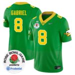 Men’s Oregon Ducks Rose Bowl Patch Vapor Limited Jersey V2 – All Stitched