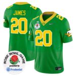 Men’s Oregon Ducks Rose Bowl Patch Vapor Limited Jersey V2 – All Stitched