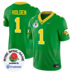 Men’s Oregon Ducks Rose Bowl Patch Vapor Limited Jersey V2 – All Stitched