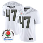 Men’s Oregon Ducks Rose Bowl Patch Vapor Limited Jersey V2 – All Stitched