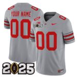 Ohio State Buckeyes ‘Heritage Stripe’ 2025 CFP Final Patch Vapor Limited Custom Jersey – All Stitched