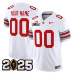 Ohio State Buckeyes ‘Heritage Stripe’ 2025 CFP Final Patch Vapor Limited Custom Jersey – All Stitched