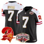 Men’s Buccaneers Creamsicle 2024 NFC South Division Champions Patch Gold Trim Vapor Limited Jersey – All Stitched