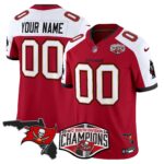 Buccaneers 2024 NFC South Division Champions Patch Vapor Limited Custom Jersey – All Stitched
