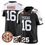 Men’s Texas Longhorns 2025 CFP Final Patch Vapor Limited Jersey – All Stitched