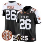 Men’s Texas Longhorns 2025 CFP Final Patch Vapor Limited Jersey – All Stitched