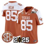 Men’s Texas Longhorns 2025 CFP Final Patch Vapor Limited Jersey – All Stitched