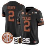 Men’s Texas Longhorns 2025 CFP Final Patch Vapor Limited Jersey – All Stitched