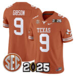Men’s Texas Longhorns 2025 CFP Final Patch Vapor Limited Jersey – All Stitched