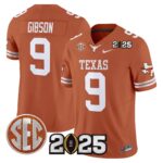Men’s Texas Longhorns 2025 CFP Final Patch Vapor Limited Jersey – All Stitched