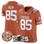 Men’s Texas Longhorns 2025 CFP Final Patch Vapor Limited Jersey – All Stitched