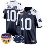 Men’s Penn State Nittany Lions Orange Bowl Patch Game Jersey – All Stitched