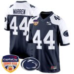Men’s Penn State Nittany Lions Orange Bowl Patch Game Jersey – All Stitched