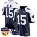 Men’s Penn State Nittany Lions Orange Bowl Patch Game Jersey – All Stitched