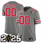 Custom Name/Gender Ohio State Buckeyes Jersey – CFP Final Patch – All Stitched