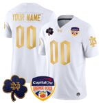 Notre Dame Fighting Irish 2024 Orange Bowl Patch Vapor Limited Custom Jersey V2 – All Stitched