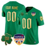 Notre Dame Fighting Irish 2024 Orange Bowl Patch Vapor Limited Custom Jersey V2 – All Stitched