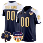 Notre Dame Fighting Irish 2024 Orange Bowl Patch Vapor Limited Custom Jersey V2 – All Stitched