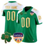 Notre Dame Fighting Irish 2024 Orange Bowl Patch Vapor Limited Custom Jersey V2 – All Stitched