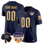 Notre Dame Fighting Irish 2024 Orange Bowl Patch Vapor Limited Custom Jersey V2 – All Stitched