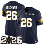 Men’s Notre Dame Fighting Irish 24/25 Jersey – CFP Final Patch – All Stitched