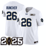 Men’s Notre Dame Fighting Irish 24/25 Jersey – CFP Final Patch – All Stitched