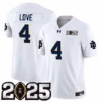 Men’s Notre Dame Fighting Irish 24/25 Jersey – CFP Final Patch – All Stitched