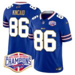 Men’s Bills 2024 AFC East Division Champions Gold Trim Vapor Limited Jersey – All Stitched