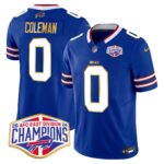 Men’s Bills 2024 AFC East Division Champions Gold Trim Vapor Limited Jersey – All Stitched