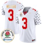 Men’s Ohio State Buckeyes Rose Bowl Gold Trim Vapor Limited Jersey – All Stitched