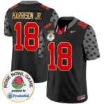 Men’s Ohio State Buckeyes Rose Bowl Gold Trim Vapor Limited Jersey – All Stitched