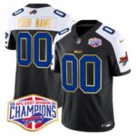 Bills 2024 AFC East Division Champions Gold Trim Vapor Limited Custom Jersey – All Stitched