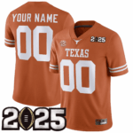 Custom Texas Longhorns Football 24/25 Jersey – CFP Final Patch – All Stitched