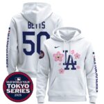 Men’s Dodgers Tokyo Series 2025 Pullover Hoodie – All Stitched