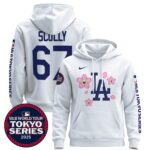 Men’s Dodgers Tokyo Series 2025 Pullover Hoodie – All Stitched