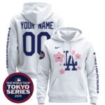 Dodgers Tokyo Series 2025 Custom Pullover Hoodie – All Stitched