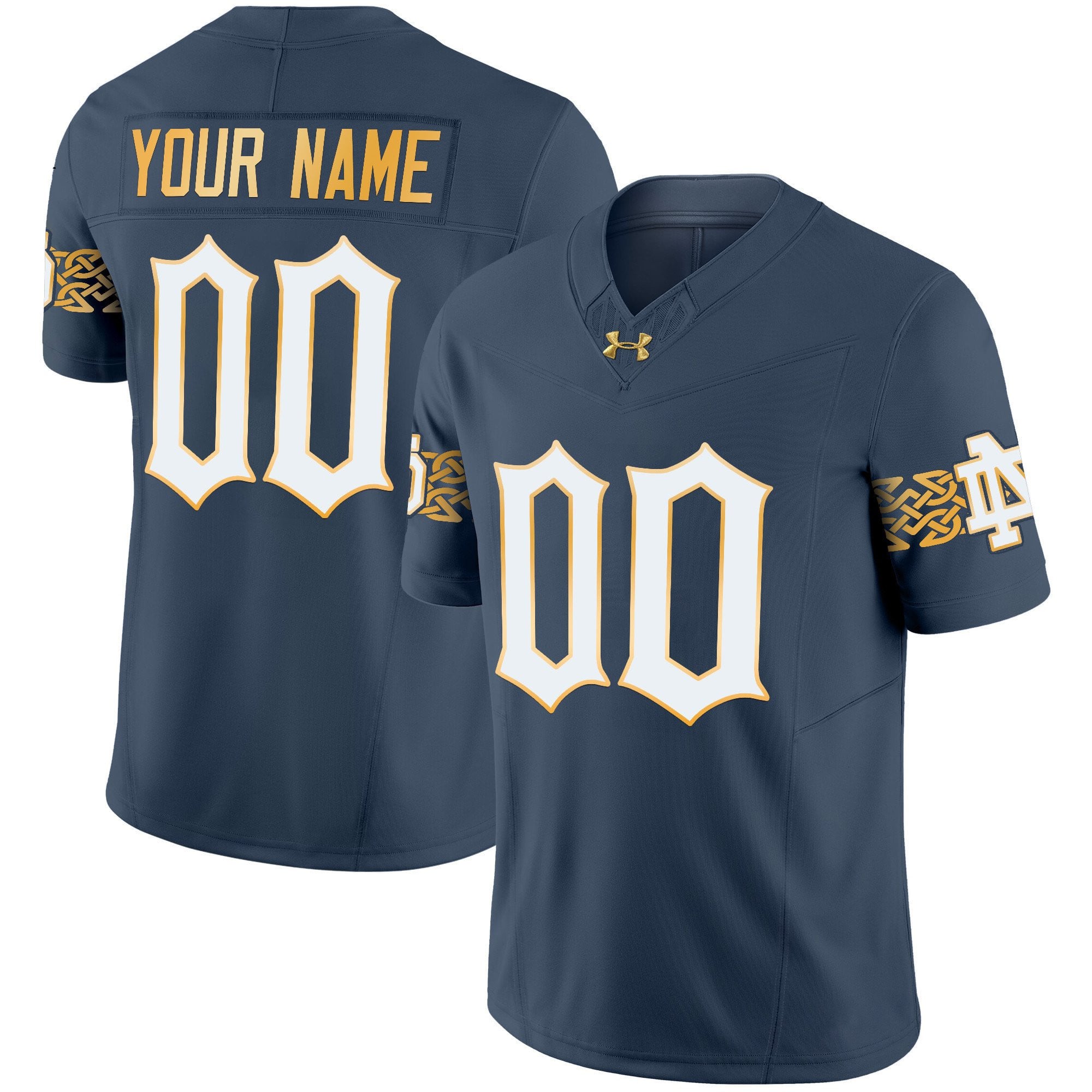 Notre Dame Fighting Irish 2024 Vapor Limited Custom Jersey V2 – All Stitched