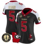 Women’s Georgia Bulldogs 2024 Vapor Jersey V4 – Georgia Map – All Stitched