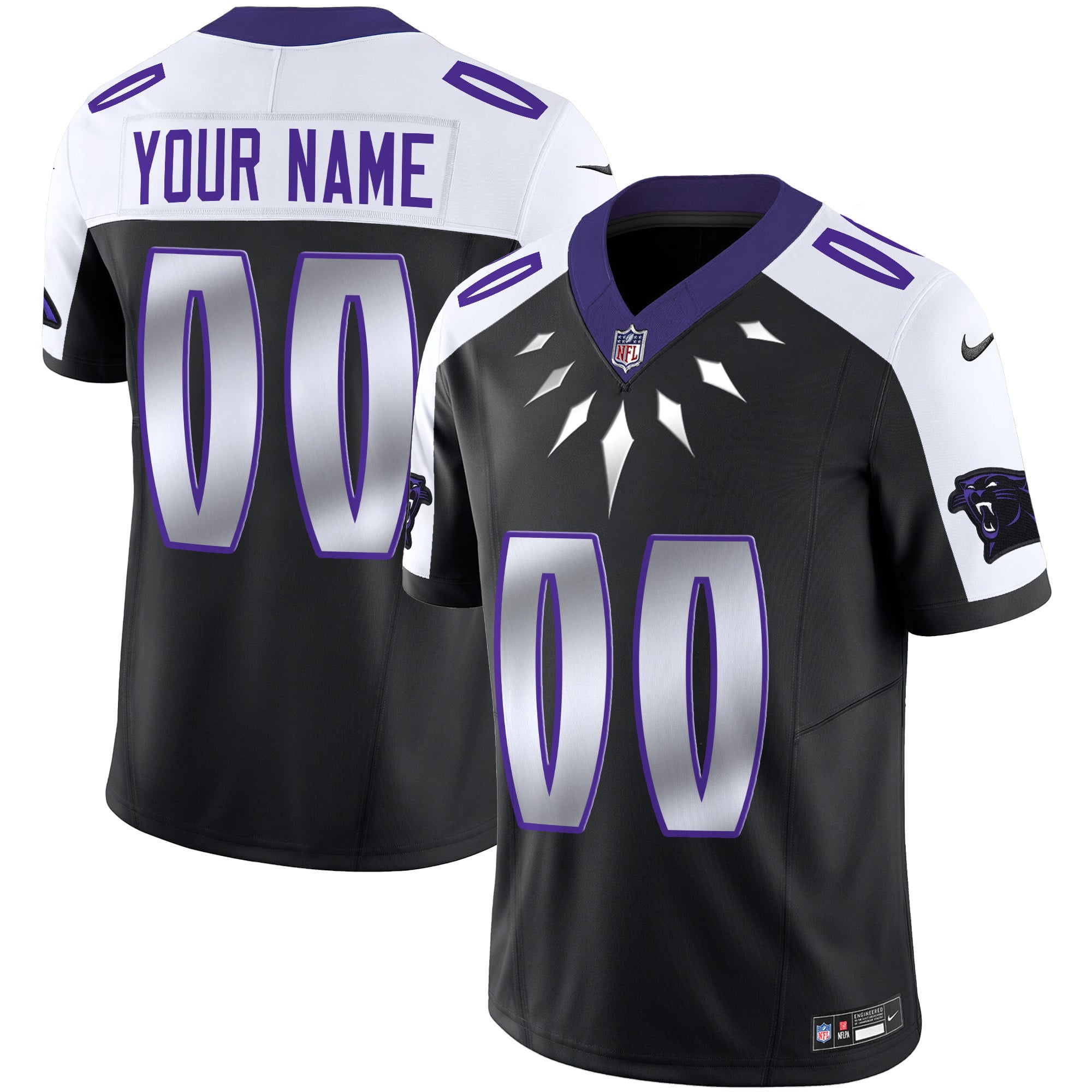 Carolina Panthers Wakanda Vapor Limited Custom Jersey – All Stitched