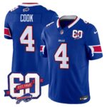 Men’s Bills 60th Anniversary Patch Vapor Limited Jersey – All Stitched