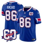 Men’s Bills 60th Anniversary Patch Vapor Limited Jersey – All Stitched