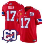 Men’s Bills 60th Anniversary Patch Vapor Limited Jersey – All Stitched