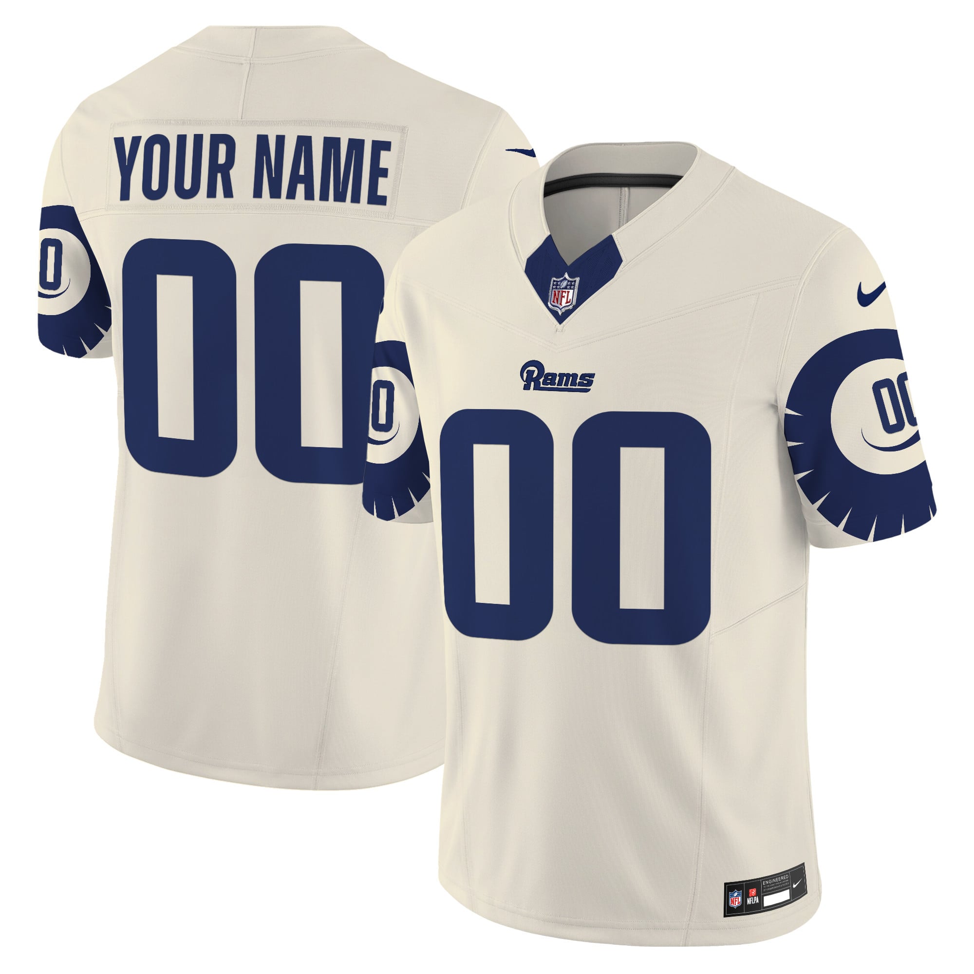 Custom Gender/Name Rams Special Vapor Limited Jersey – All Stitched