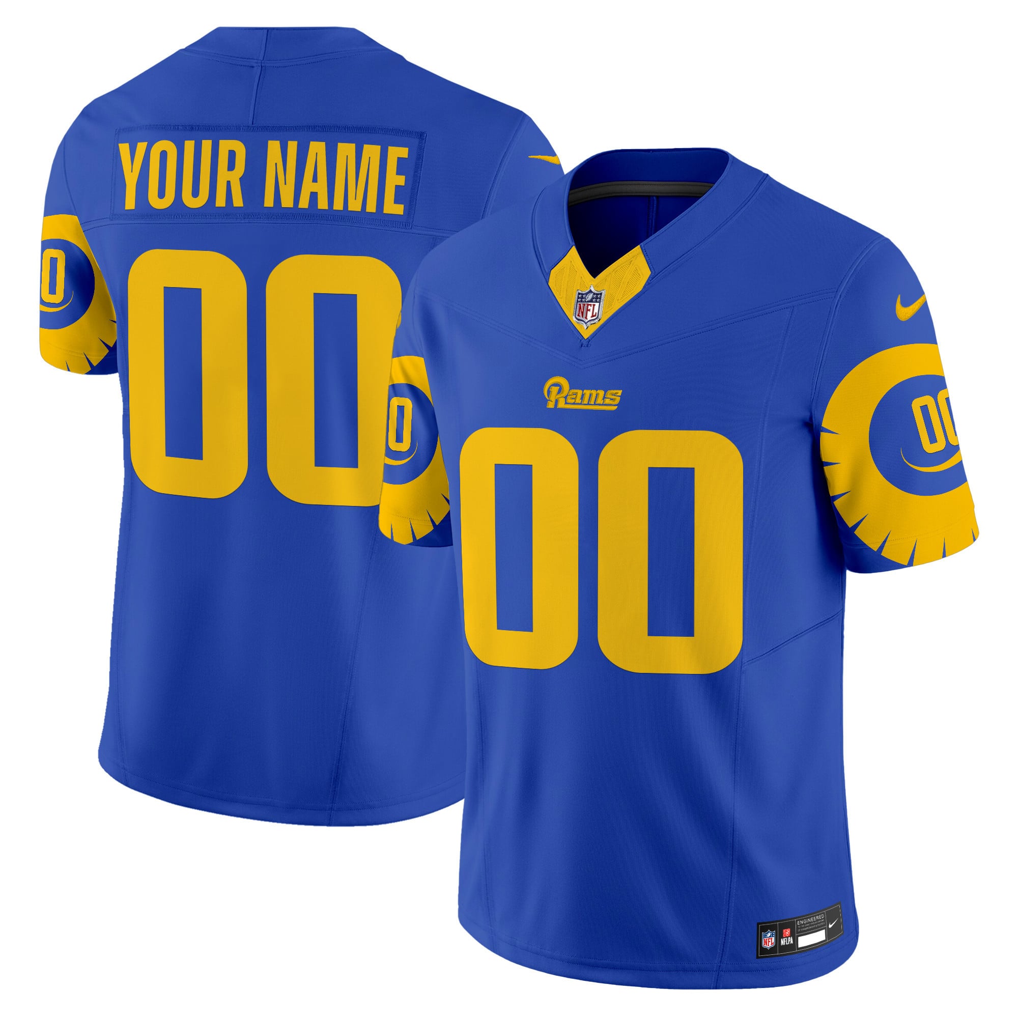 Custom Gender/Name Rams Special Vapor Limited Jersey – All Stitched