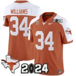 Men’s Texas Longhorns 2024 Vapor Limited Jersey – All Stitched