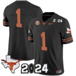 Men’s Texas Longhorns 2024 Vapor Limited Jersey – All Stitched