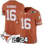 Men’s Texas Longhorns 2024 Vapor Limited Jersey – All Stitched